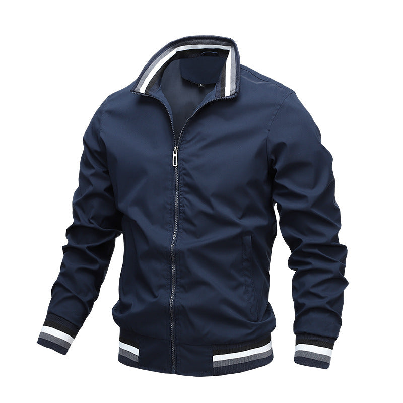Victor – Sportliche Herrenjacke in Unifarben