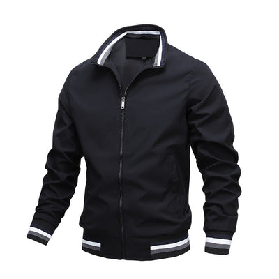 Victor – Sportliche Herrenjacke in Unifarben