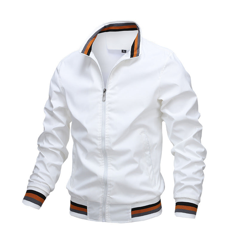 Victor – Sportliche Herrenjacke in Unifarben