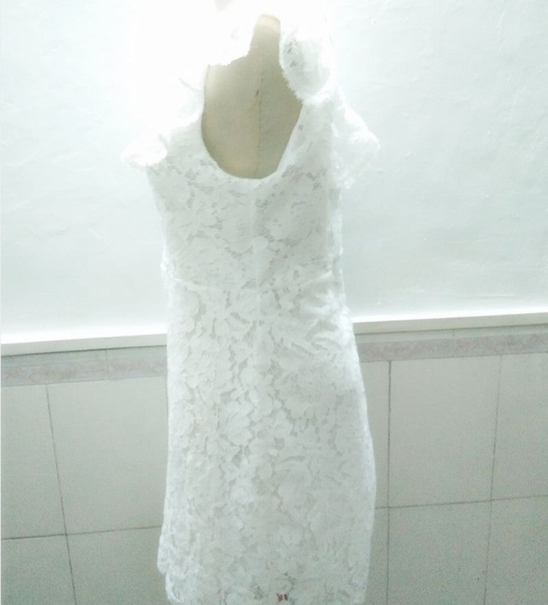 Sharon – Ärmelloses A-Linienkleid mit Rundhals und Hoher Taille