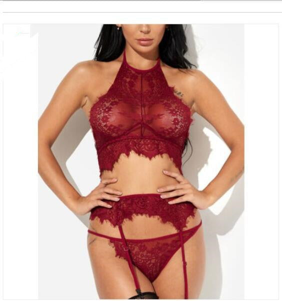 Patricia – Dreiteiliges Trägerset mit Spitzenakzenten