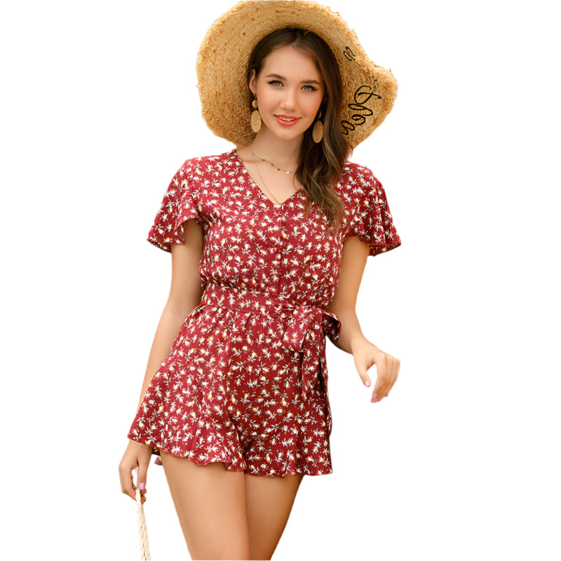 Lizzy - Jumpsuit mit Sommerblumenmuster