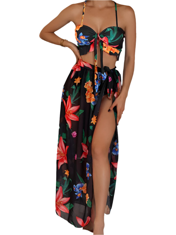 Minerva - Blütenmuster 3-teiliges Sommer-Set