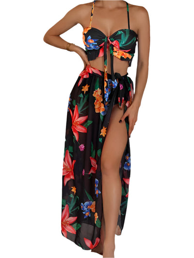 Minerva - Blütenmuster 3-teiliges Sommer-Set