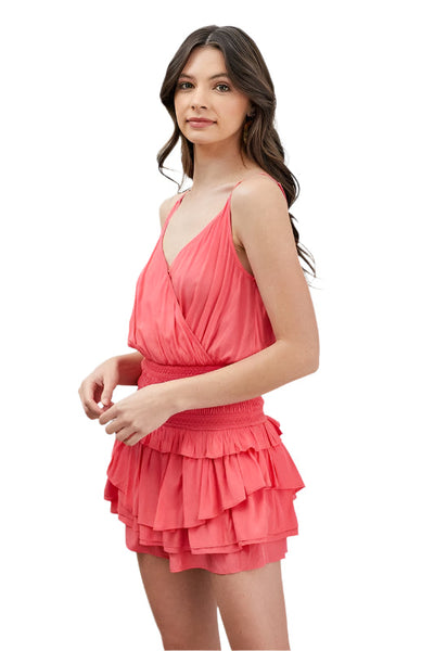 Azalea - Wickelkleid mit Smock-Taille