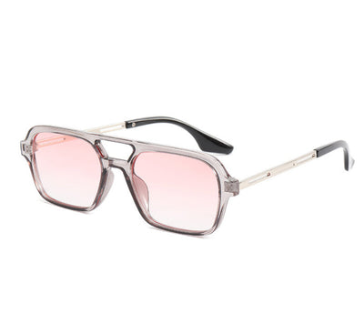 Geoff – Große quadratische Sonnenbrille mit Farbwechsel für Herren