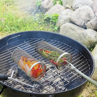 GrillMaster DuoLock Grillkorb aus rostfreiem Stahl