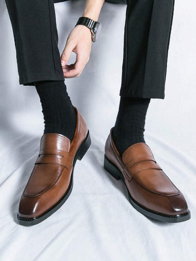 Carl – Herren Penny Loafer Leder Business Elegant