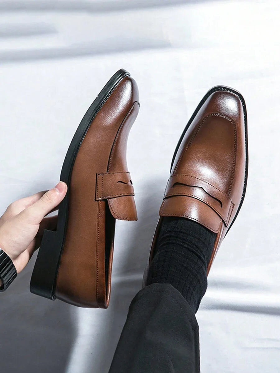 Carl – Herren Penny Loafer Leder Business Elegant