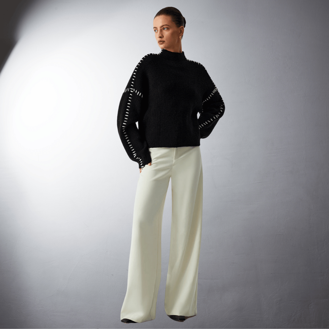 Aria | Hochwertiger Pullover mit Stehkragen und einzigartigem Komfort