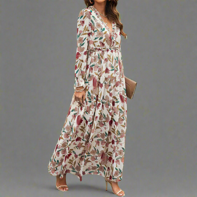 Winelisa | Elegantes Kleid mit Langen Ärmeln