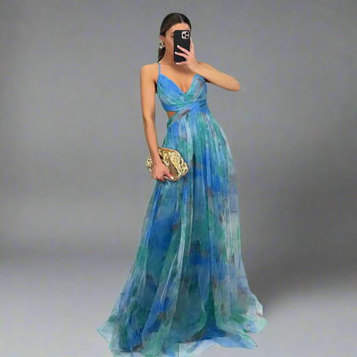 Prysentha | Maxikleid mit fließender Eleganz