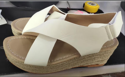 Grace – Damen-Sandalen aus Viskose mit Seiten- und Rückengurt