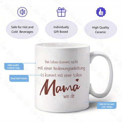 Schöne Elegante Kaffeetasse für Mama