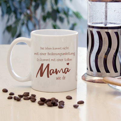 Schöne Elegante Kaffeetasse für Mama
