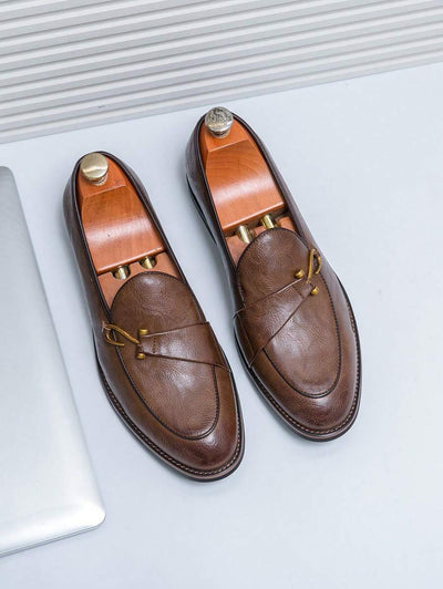 Igor – Slip-On Loafer Herren Schwarz Elegant Leder