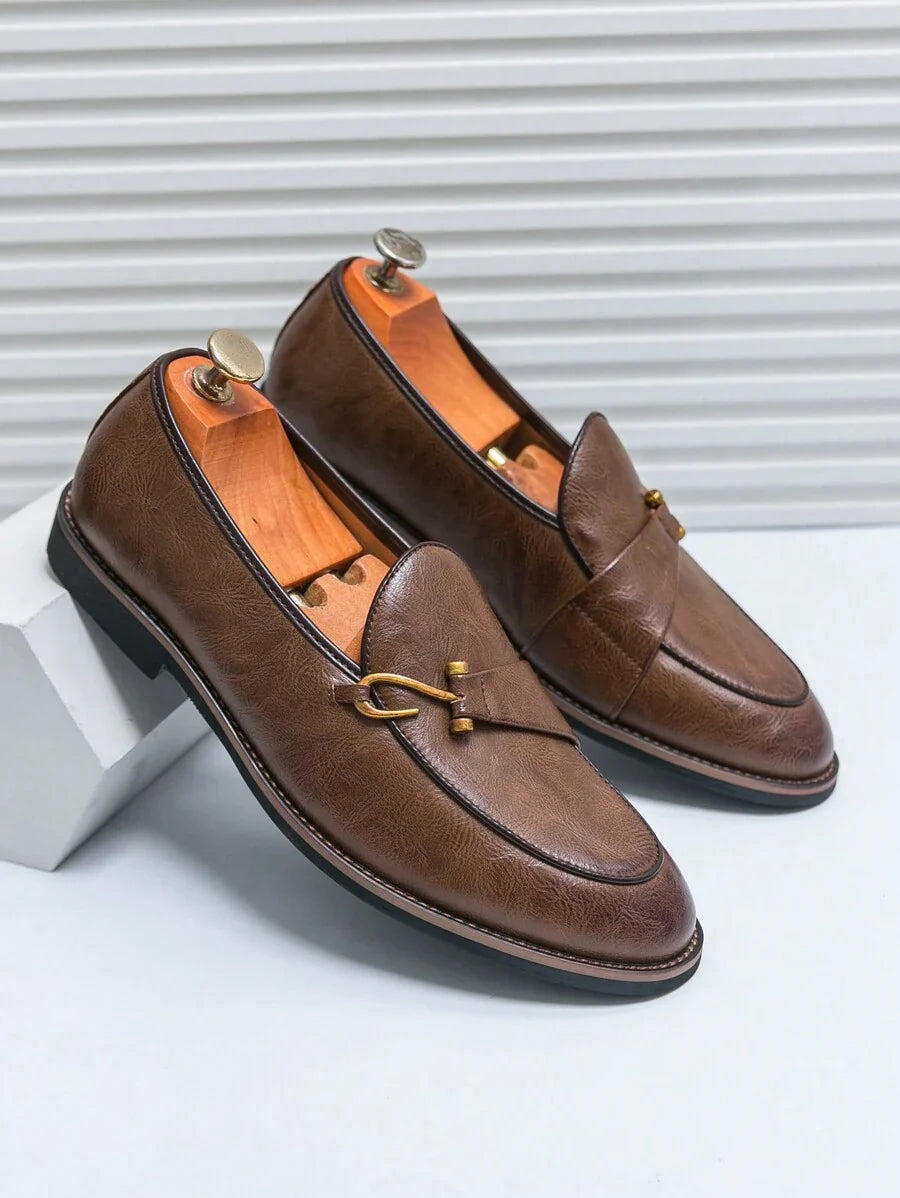 Igor – Slip-On Loafer Herren Schwarz Elegant Leder