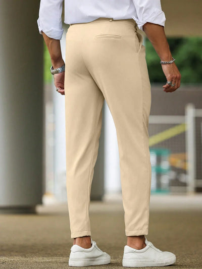 Andrea | Elegante beige Hose für Herren