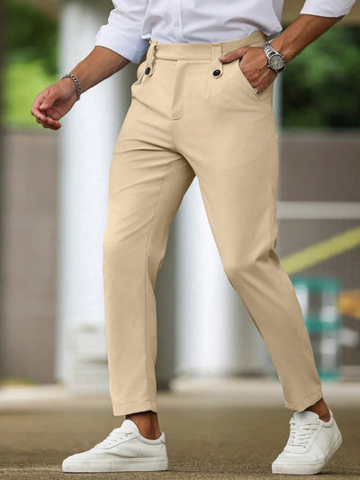 Andrea | Elegante beige Hose für Herren