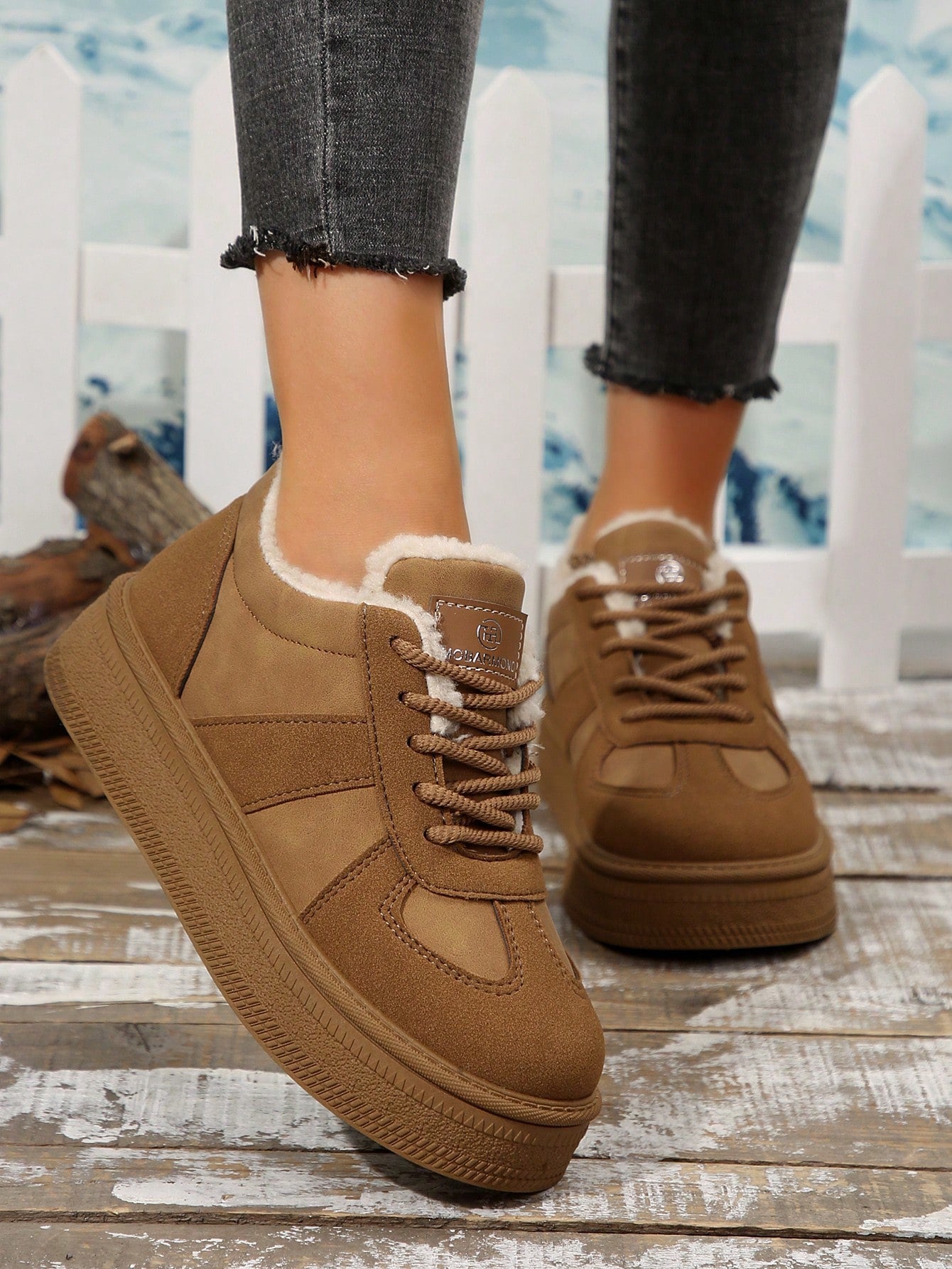 Loma Gefütterte Sneakers für den Winter