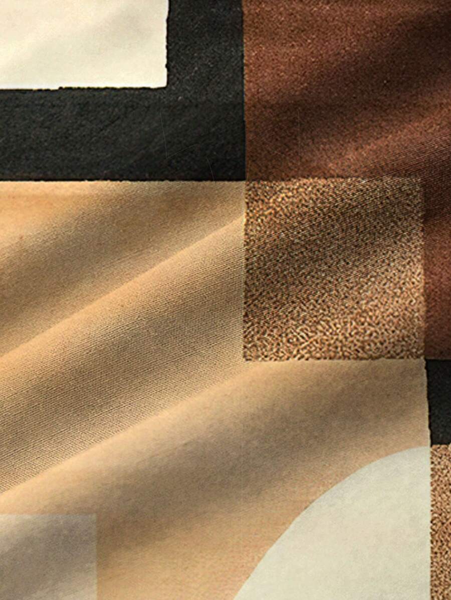 Gunnar – 3D Print Hemd Herren Geometrisch Kurzarm