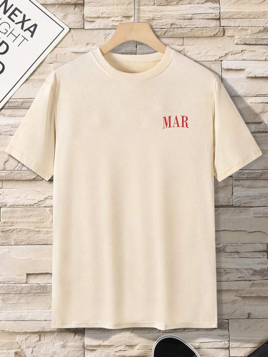 Bastian – Herren T-Shirt Sommer Kurzarm Basic Rundhals