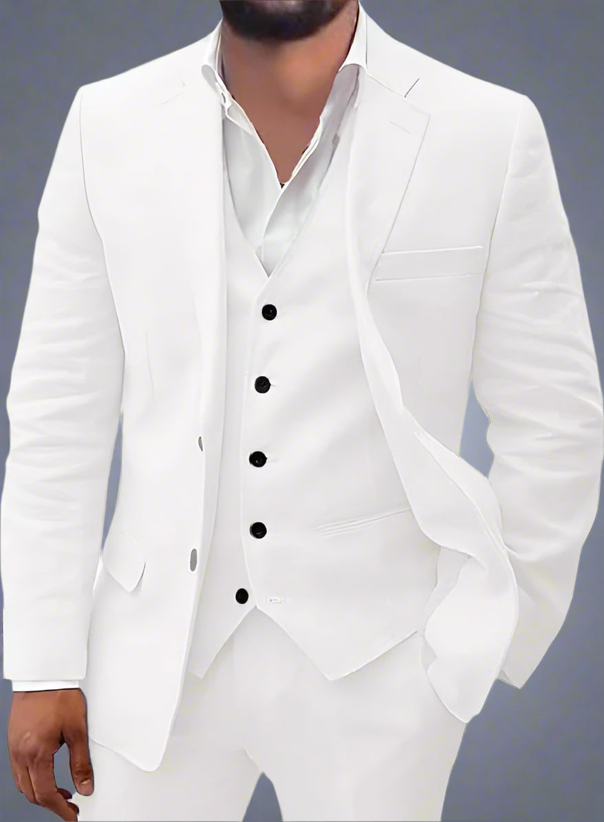 James | Premium Leinen Anzug Set für Herren