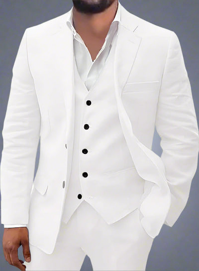 James | Premium Leinen Anzug Set für Herren