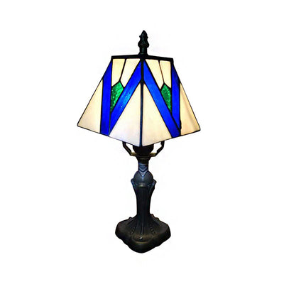 Lustria – Vintage-inspirierte Tiffany-Glas-Schreibtischlampe