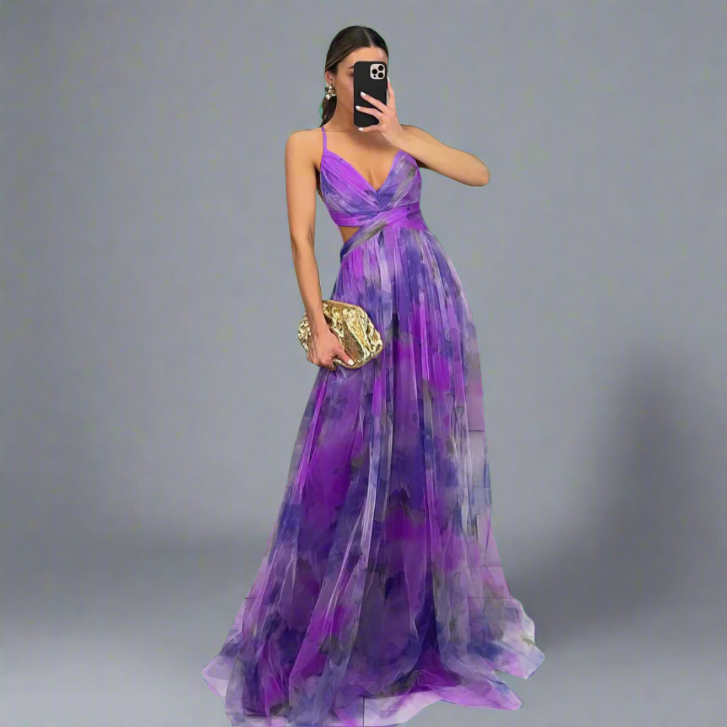 Prysentha | Maxikleid mit fließender Eleganz