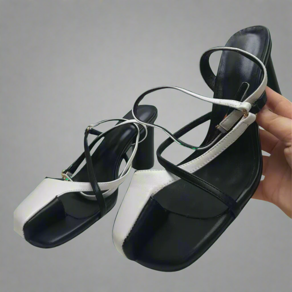 Zunilda | Elegante Tabi-Sandalen mit Hohem Absatz