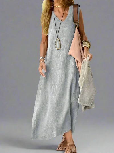 Hedwig | Sommerkleid mit Fließendem Schnitt und Natürlichem Stil