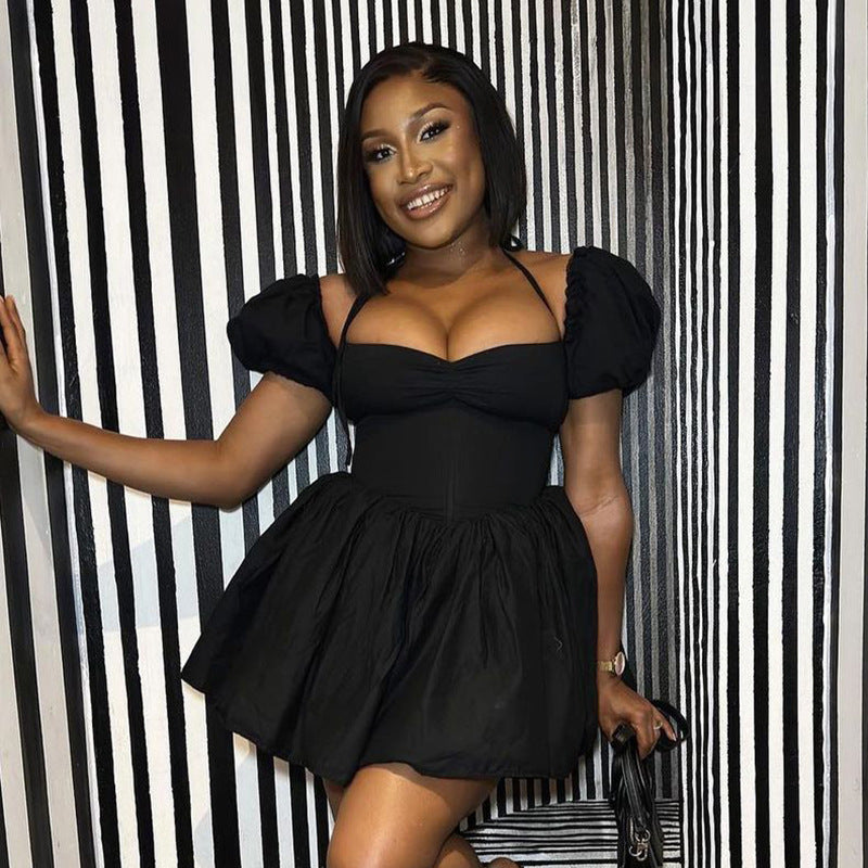 Gabriela - Minikleid mit Puffärmeln