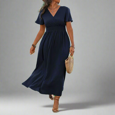 Yliane | Boho-Kleid aus Premium-Stoff mit elegantem V-Ausschnitt