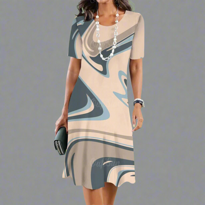 Urswinda | Elegantes Farbverlauf-Sommerkleid