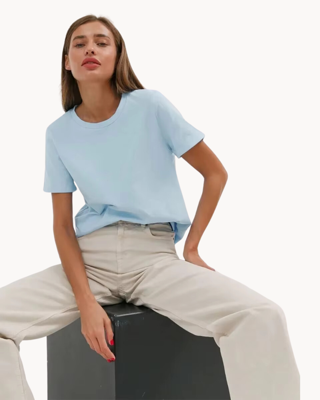 Collet – luxuriöser weicher stretch – damen – t-shirt