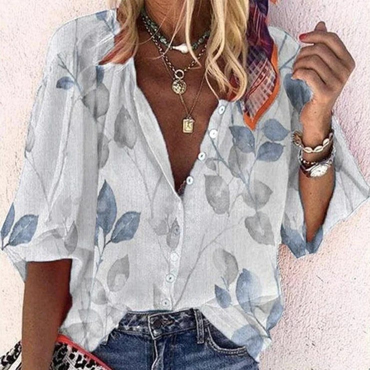 Julia – Damenhemd mit personalisierten Mustern