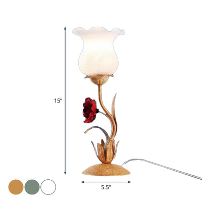 Florvia – Have-inspirierte Tischlampe aus mattiertem Glas