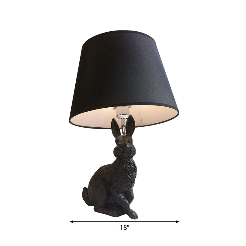 Luna - Bunny Schreibtischlampe mit konischer Schirm