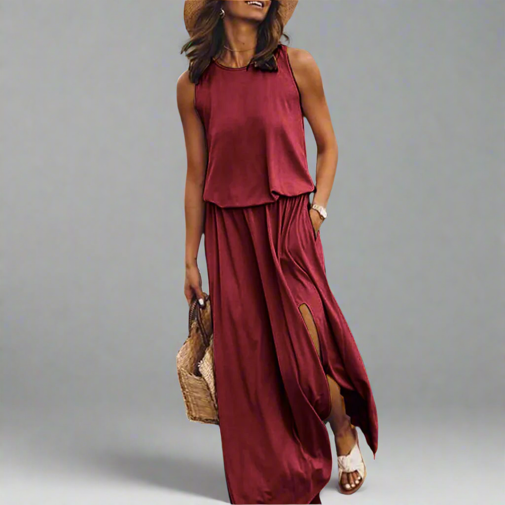 Zobelle | Elegantes farbenfrohes Kleid aus Premium-Qualität