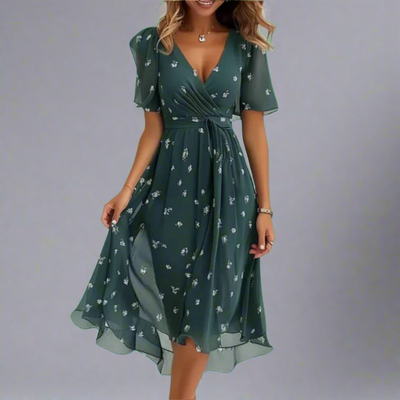 Armgard | Feminines Maxikleid mit Wohlfühlfaktor