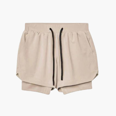 Herren Fitness Shorts mit Innenshorts für Sommertraining