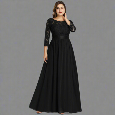 Anneliese | Premium Kleid mit Spitze für elegante Kurven