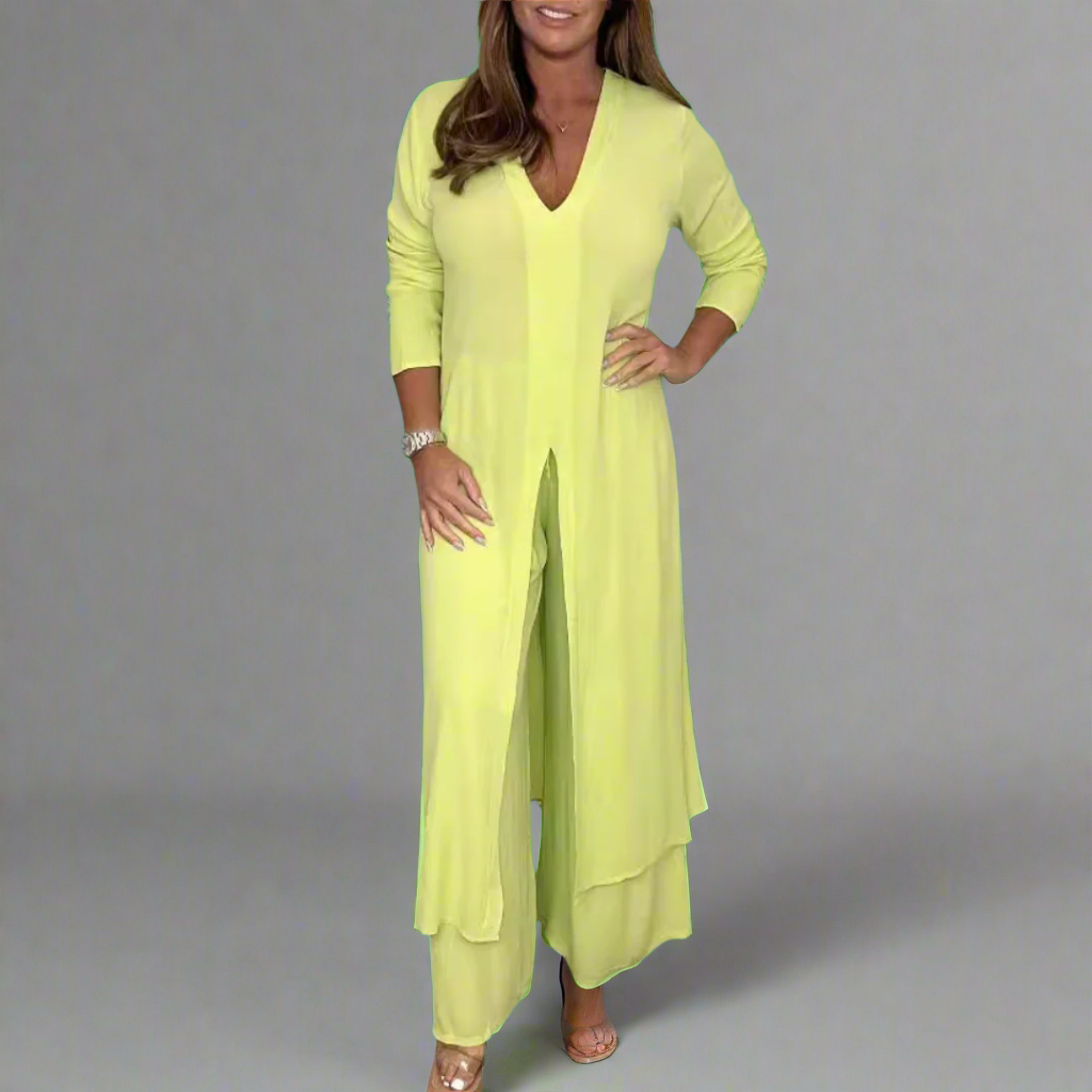 Cyrhildis | Modisches Zweiteiliges Set für Alltag