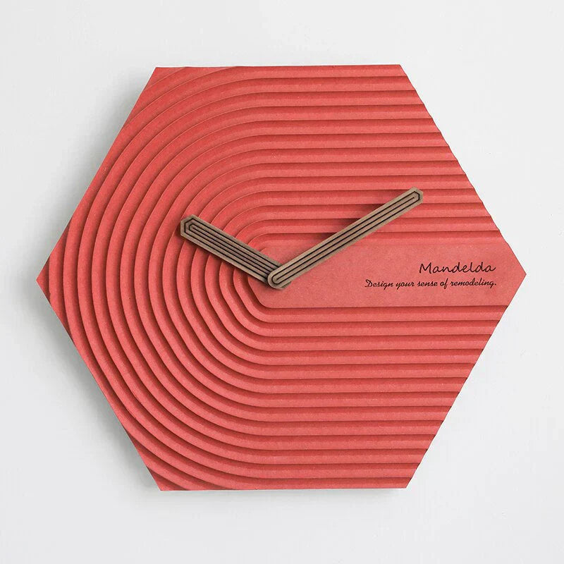 Moderner minimalistischer Wanduhr