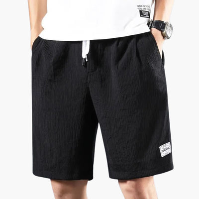 Herren Sommer Shorts mit Kordelzug und knielangem Schnitt