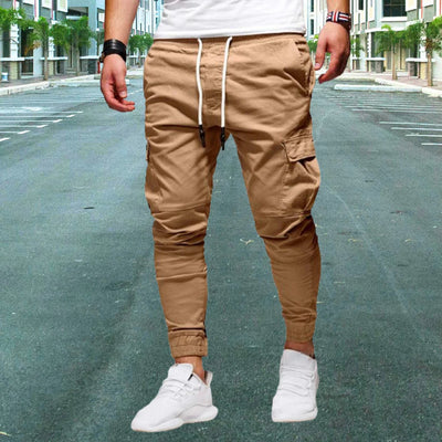 Lässige cargohose für herren mit aufgesetzten taschen - Daniel