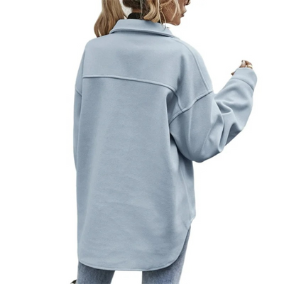 Geknöpfte Jacke mit Brusttaschen für Damen