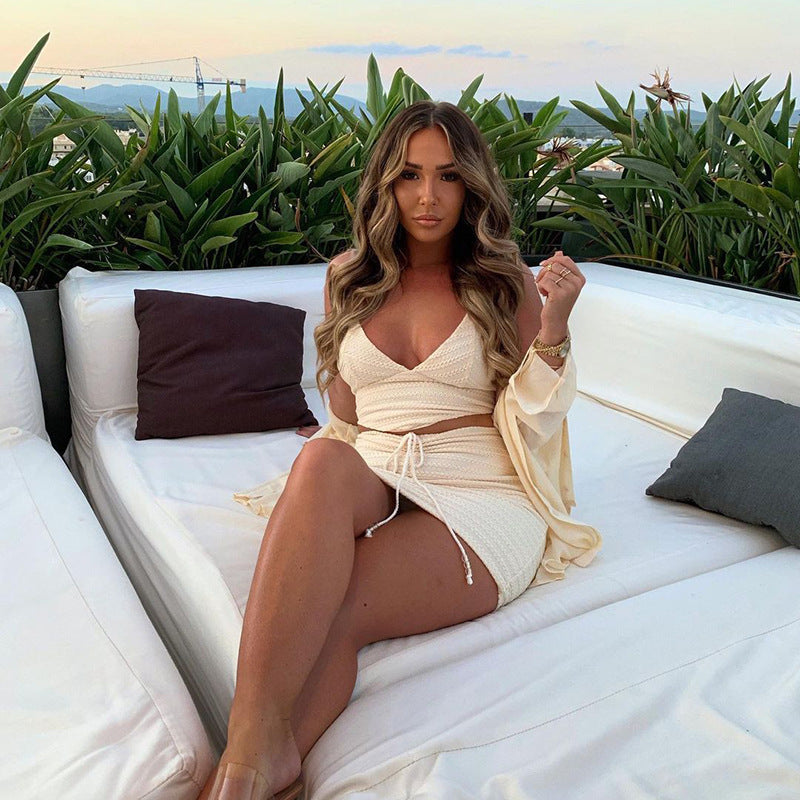 Valentina - Set aus gehäkeltem Rock und Oberteil