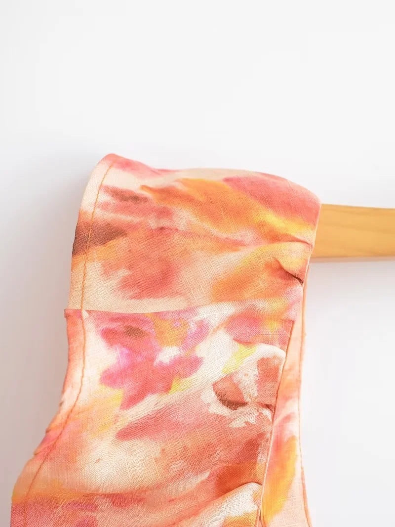 Damen Maxikleid mit Rüschen und V-Ausschnitt – Elegantes Sommerkleid für Alltag und besondere Anlässe